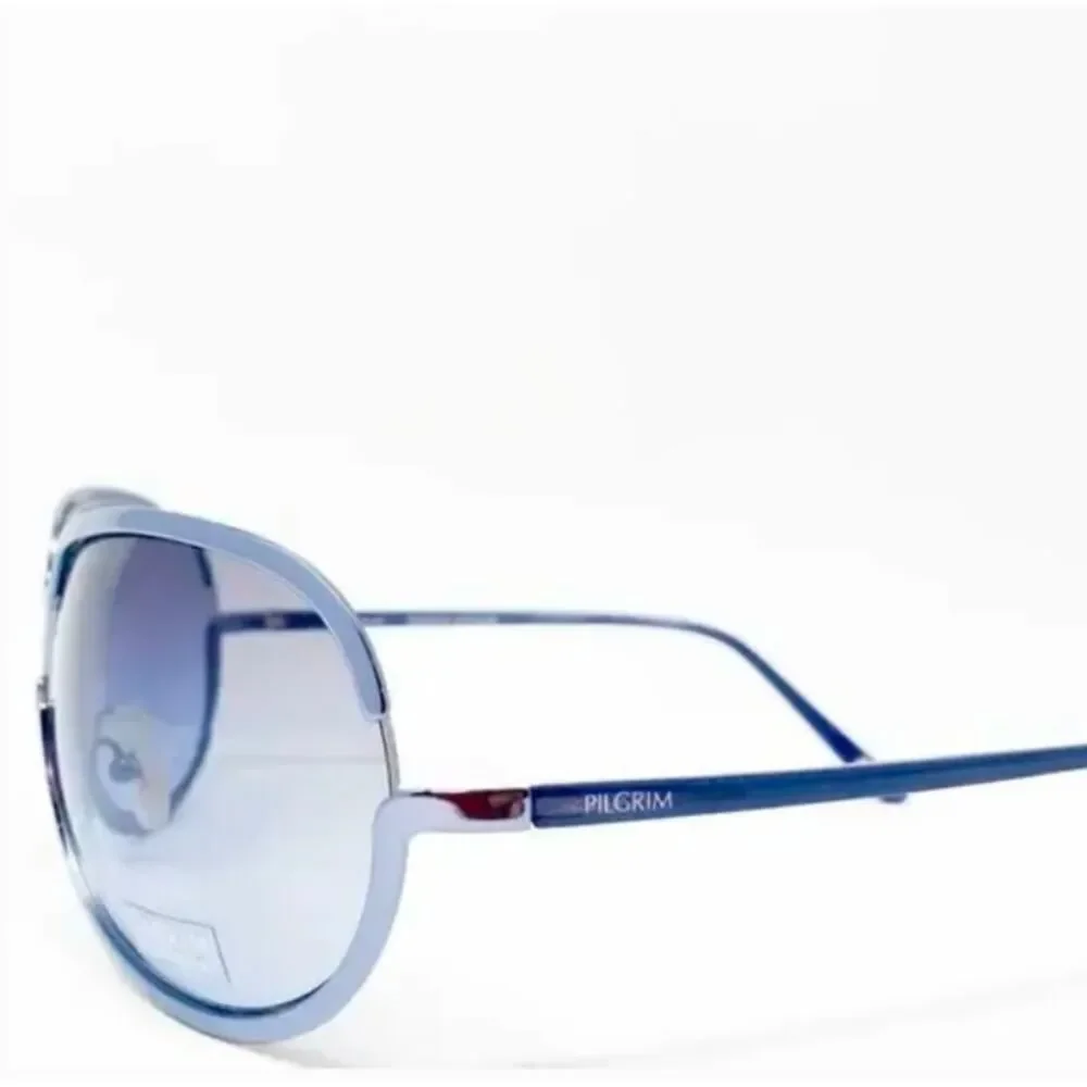 PILGRIM Women's Cobalt Aviator Oversized Sunglasses NIB 145